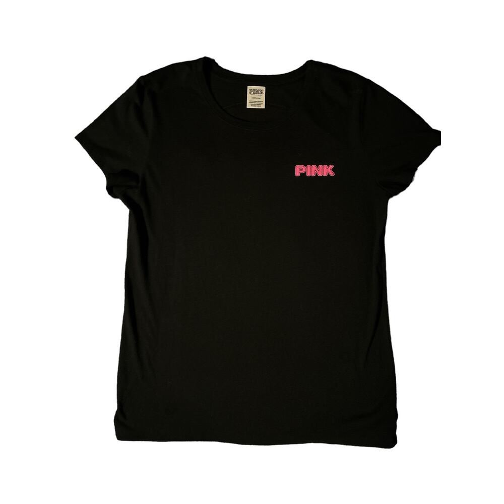 Victoria Secret PINK Bling Campus short sleeve tee sz large